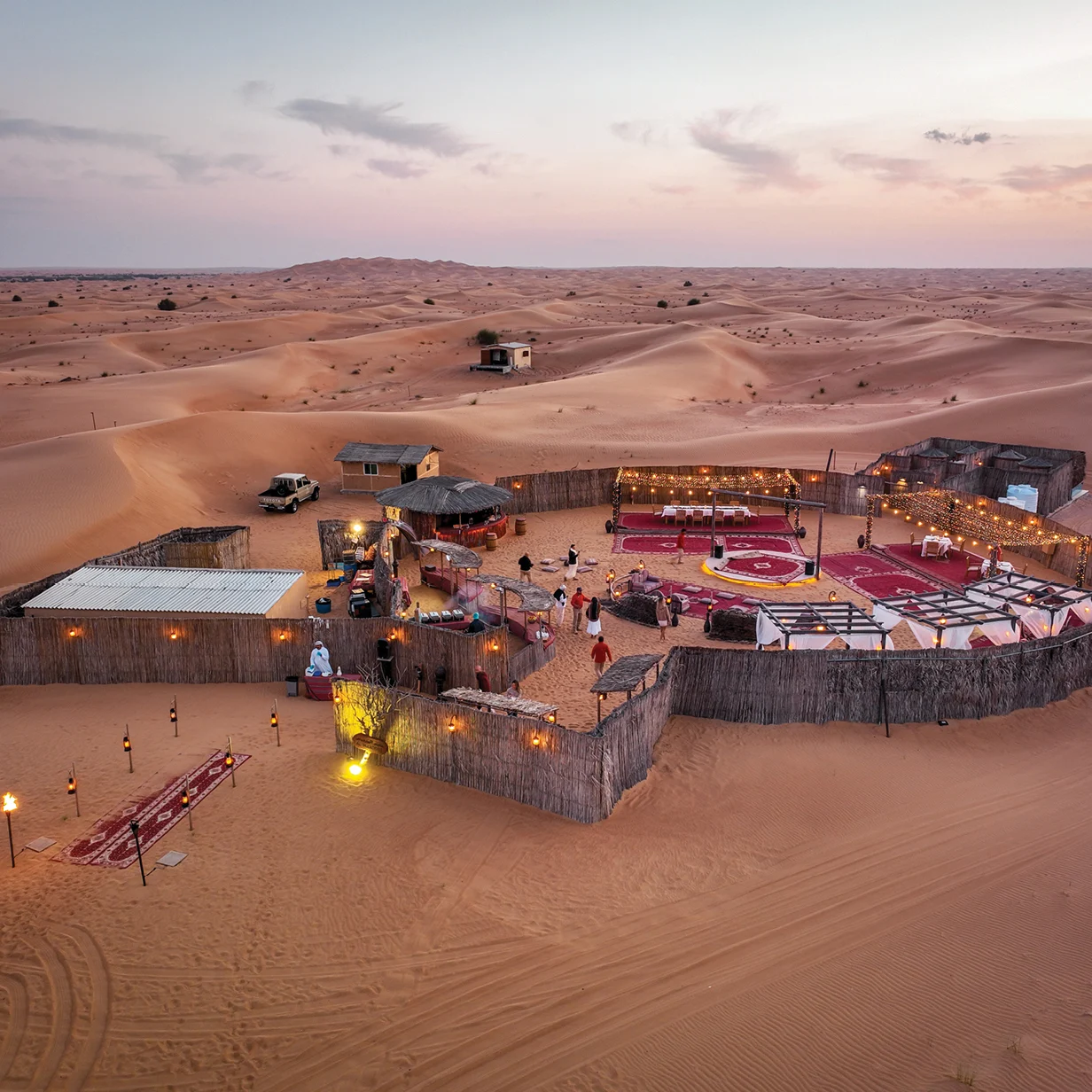Traditional Bedouin camp